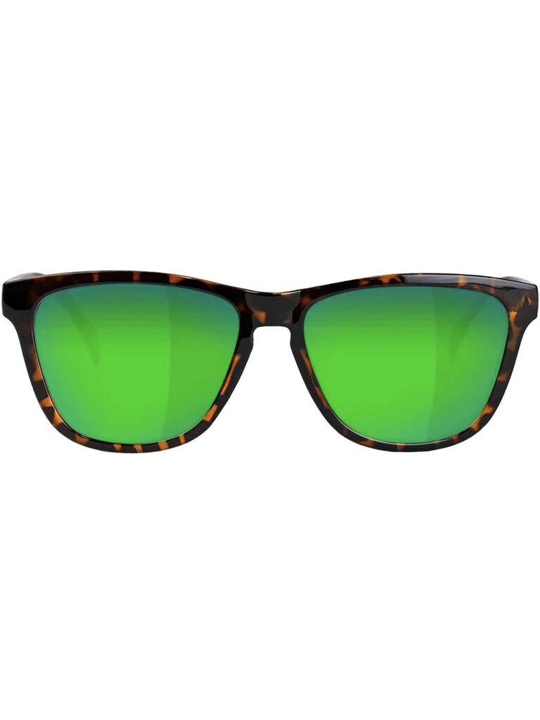 Glassy Glassy Sunglasses Deric Polarized -Tortoise/Green Mirror