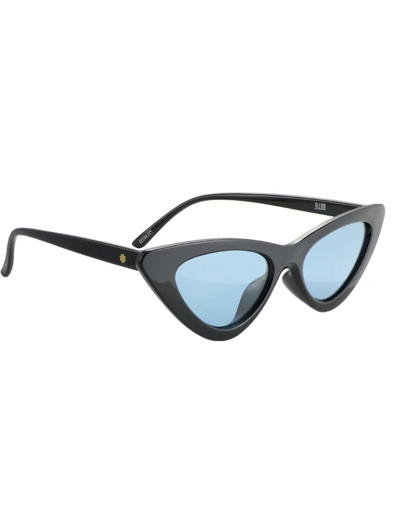 Glassy Glassy Sunglasses Billie Polarized - Black/Blue Lens