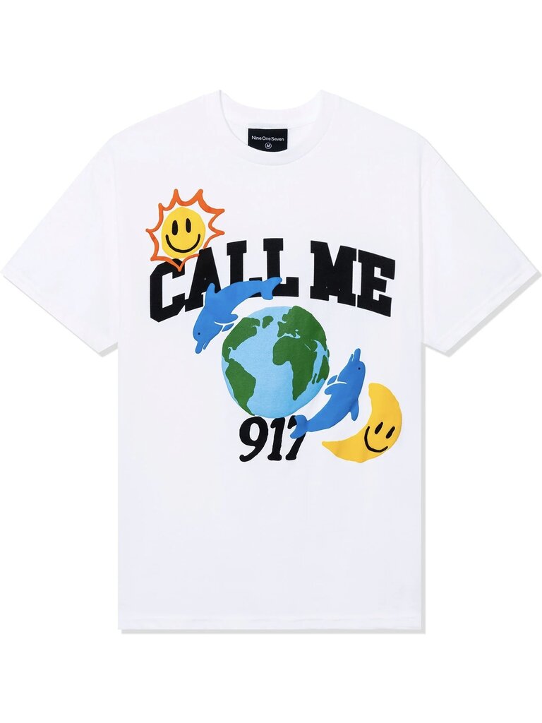 callme917 Call Me 917 World Tee White