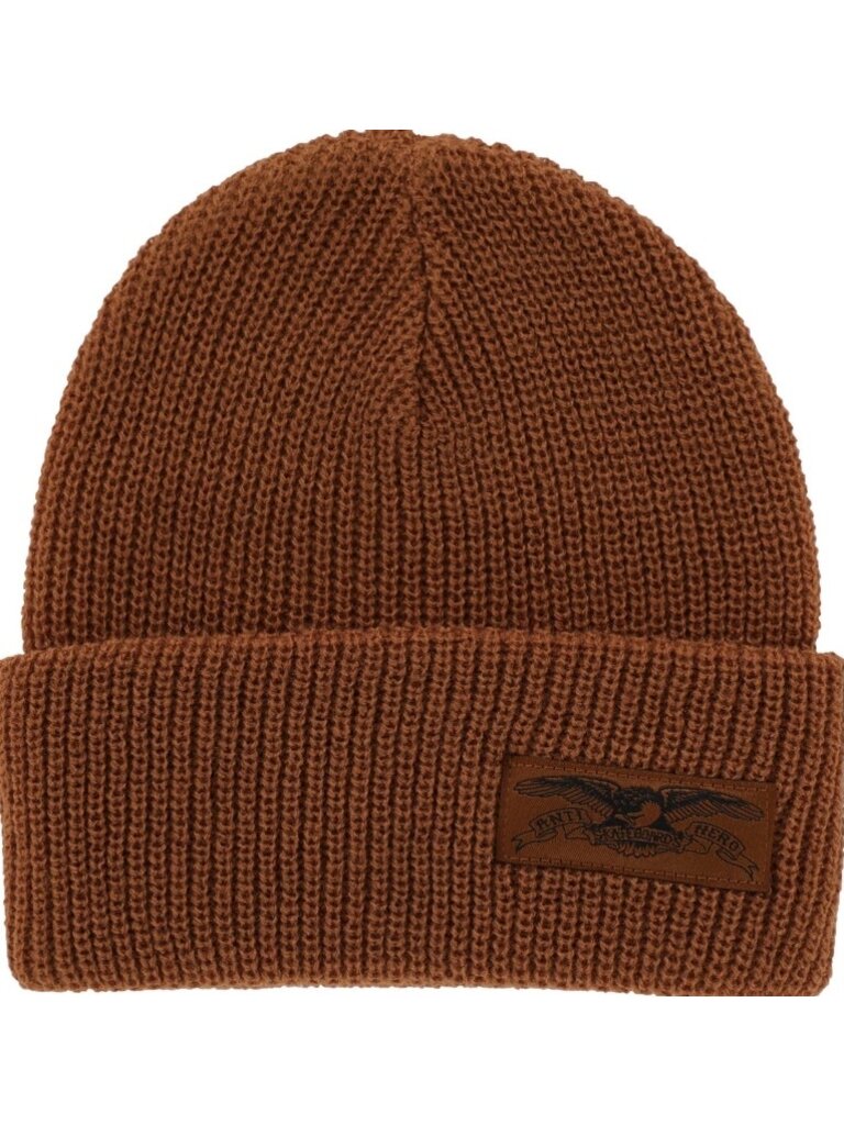 Anti Hero Anti Hero Beanie Stock Eagle Cuff Brown - Black Market