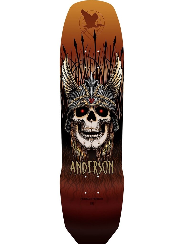 Powell Peralta Powell Peralta Pro Andy Anderson Baby Heron Skull 2  Deck 8.4
