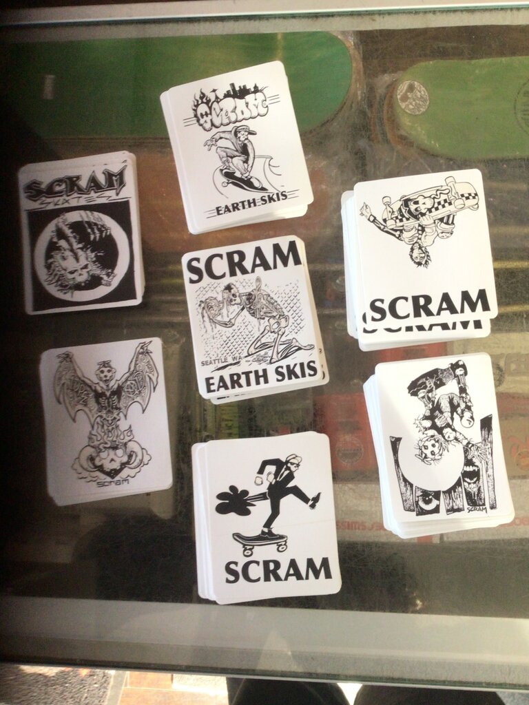 Scram Assorted Scram Sticker 3.25 X 4.0in