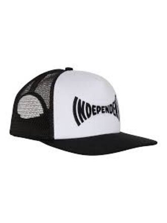 Independent Independent Span Mesh Trucker High Profile Hat Black/White