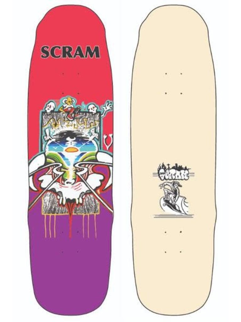 Scram Scram Sledge Deck 9.0 - Black Market Skates