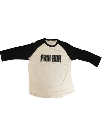 Pink Boa Pink Boa 3/4 Sleeve White/Black Large