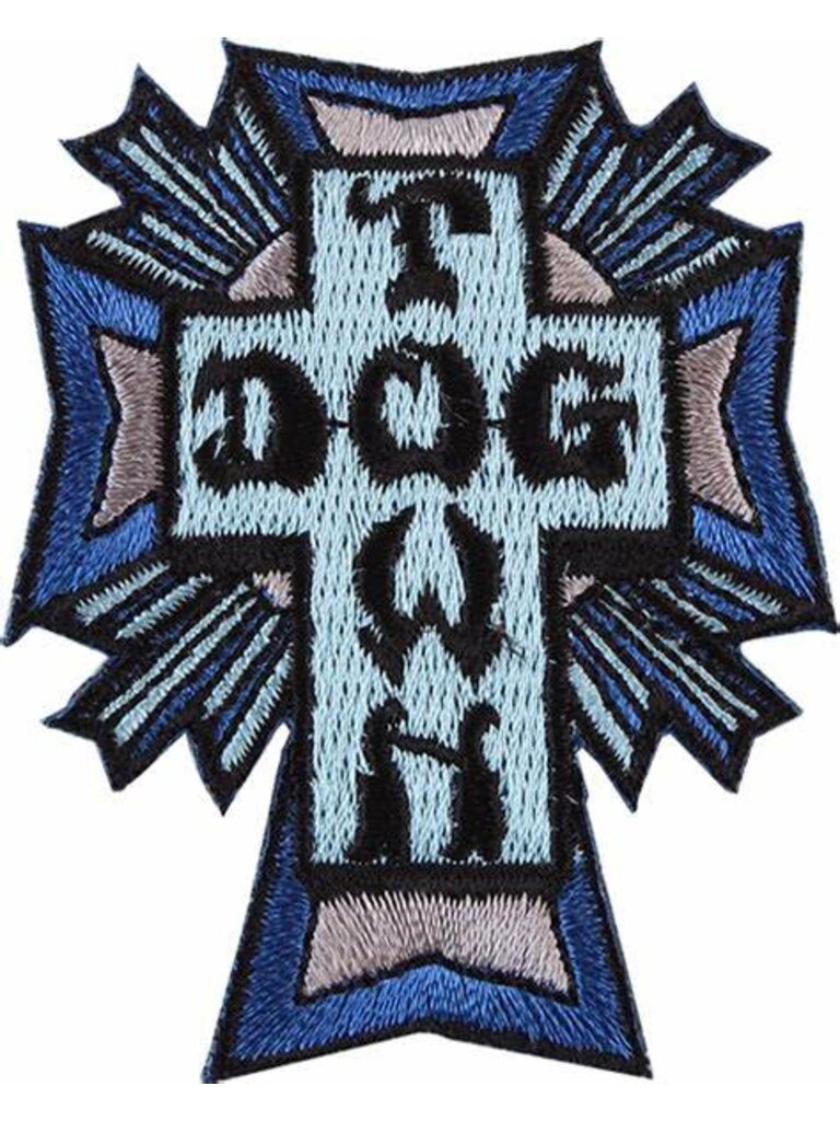 Dogtown Dogtown Cross Logo Color Patch Blue
