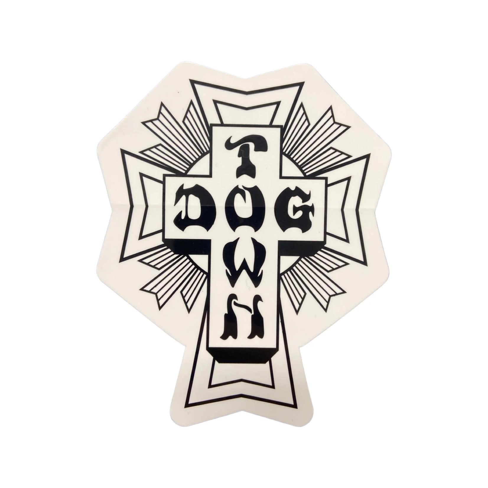 Dogtown 70s Cross Logo Sticker – Dogtown X Suicidal