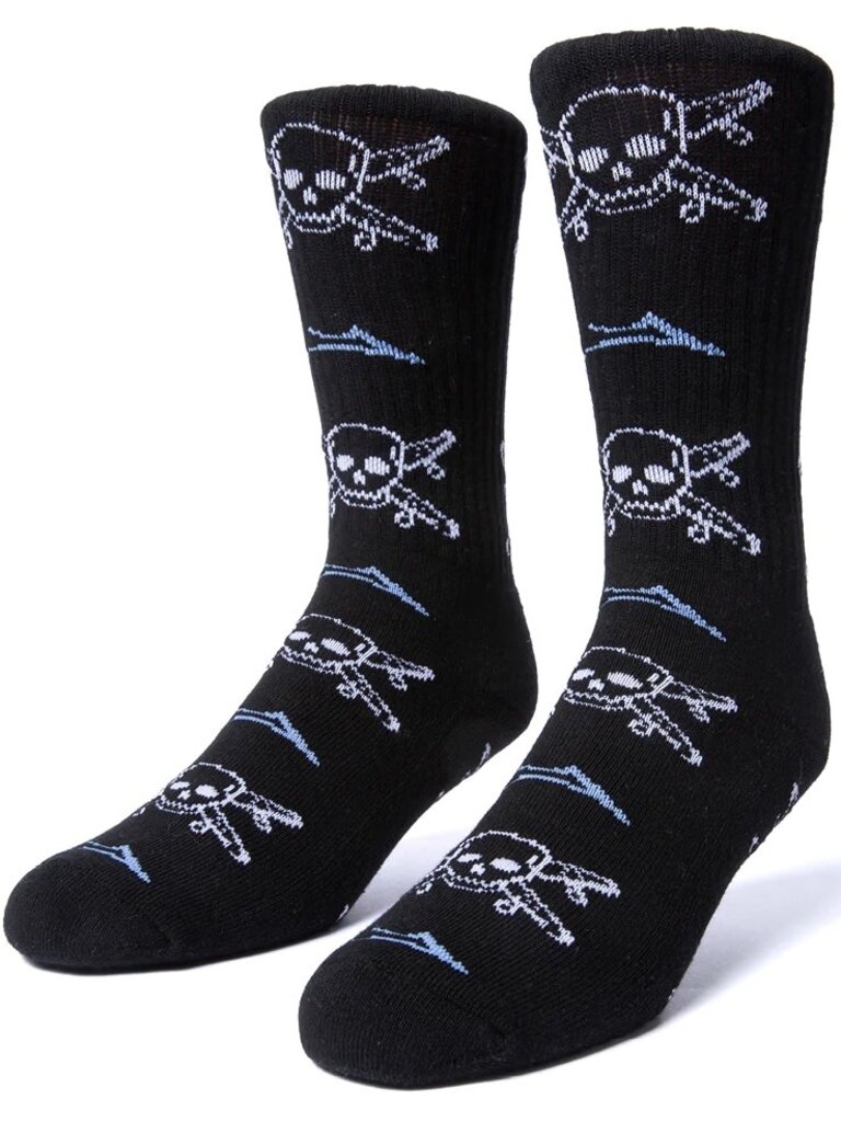 Lakai Lakai Skate Pirate Crew Socks Black
