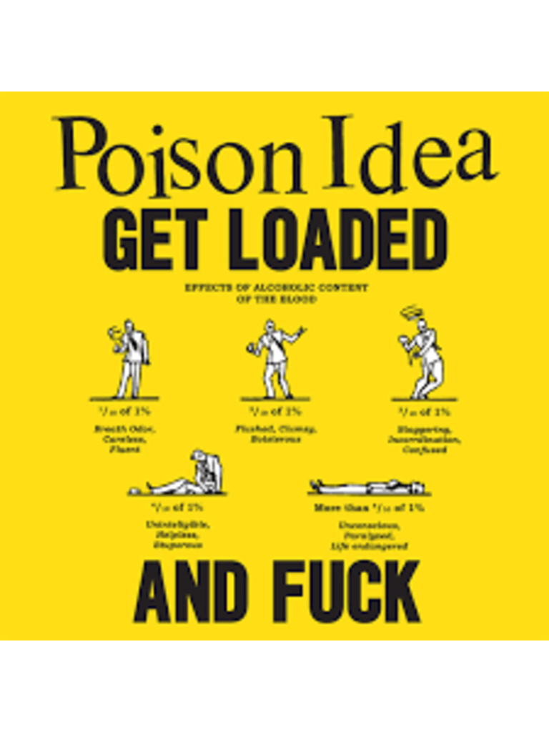 Poison Idea Get Loaded And Fuck LP