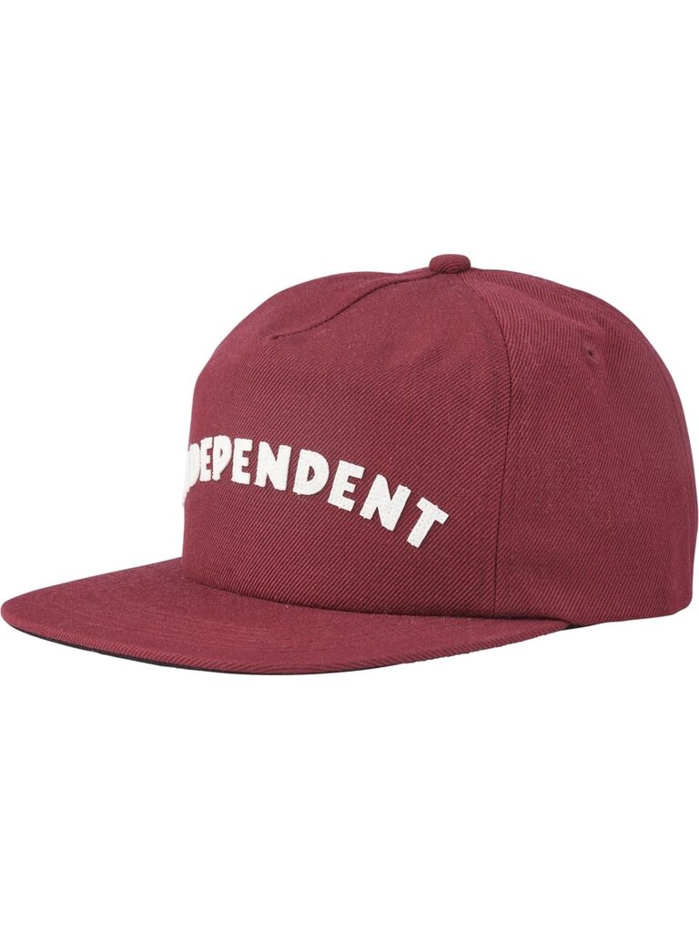 Independent Independent Brigade Unstructured Snapback Hat Cardinal