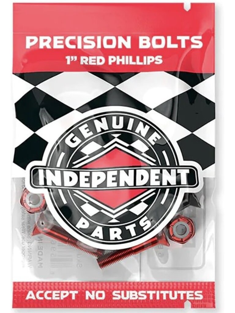 Independent Independent Hardware 1” Phillips Red/Black