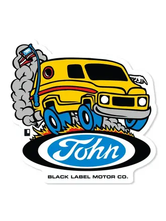 Black Label Black Label Lucero  Man Van  Sticker