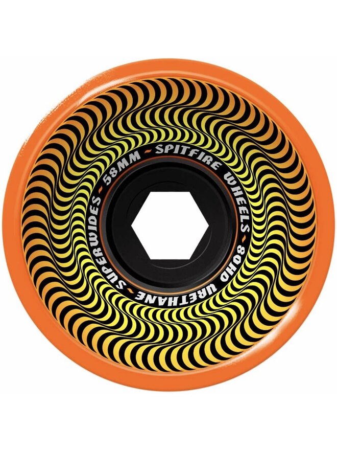 thumbnail image 2 of Spitfire Bighead Skateboard Wheels 57mm With Bones Reds Bearings - Complete Wheel Set 2 of 9