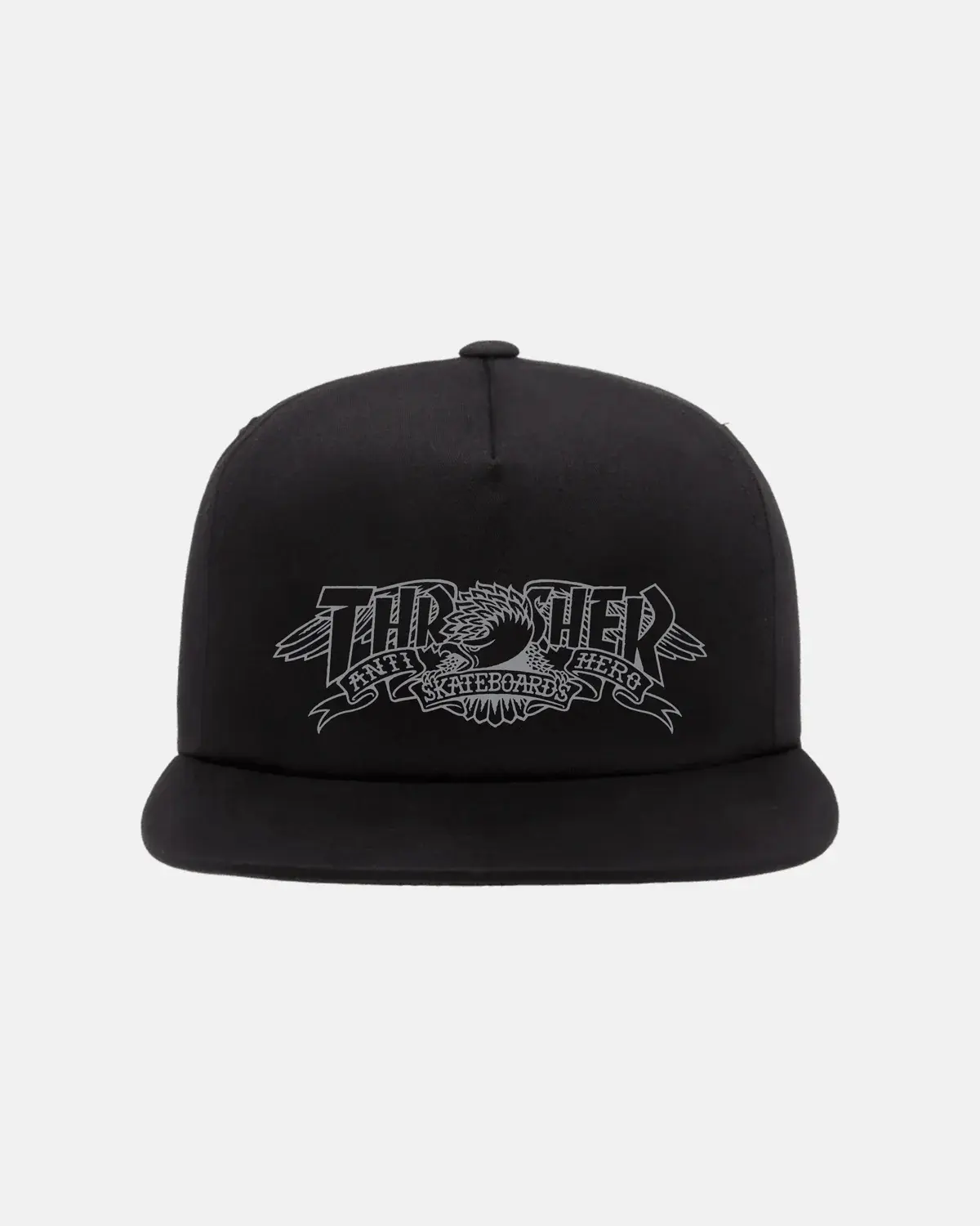 Thrasher Thrasher x Anti-Hero Mag Banner Black Snapback - Black  