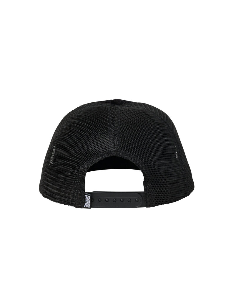 Creature Creature Bonehead Flame Mesh Trucker Hat Black