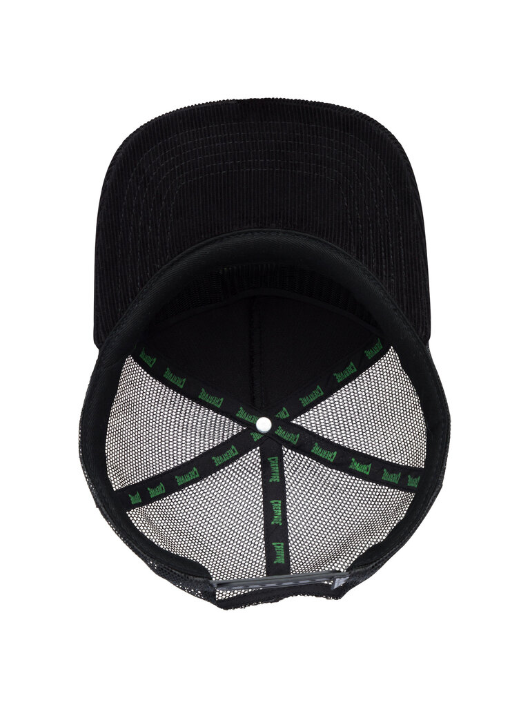 Creature Creature Bonehead Flame Mesh Trucker Hat Black