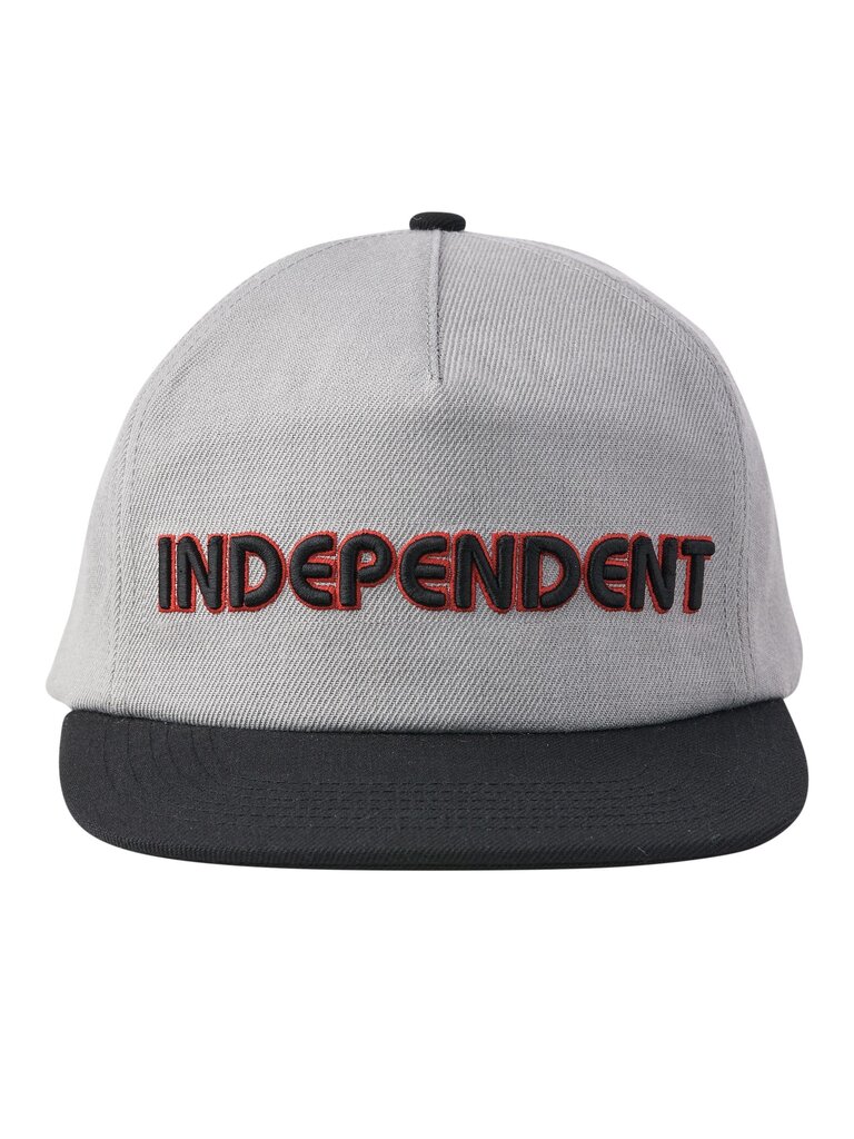 Independent Independent Groundwork Snapback Hat Grey/Black