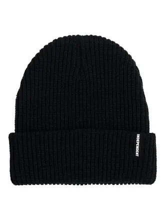 Independent Independent Baseline Beanie Long Shoreman Hat Black