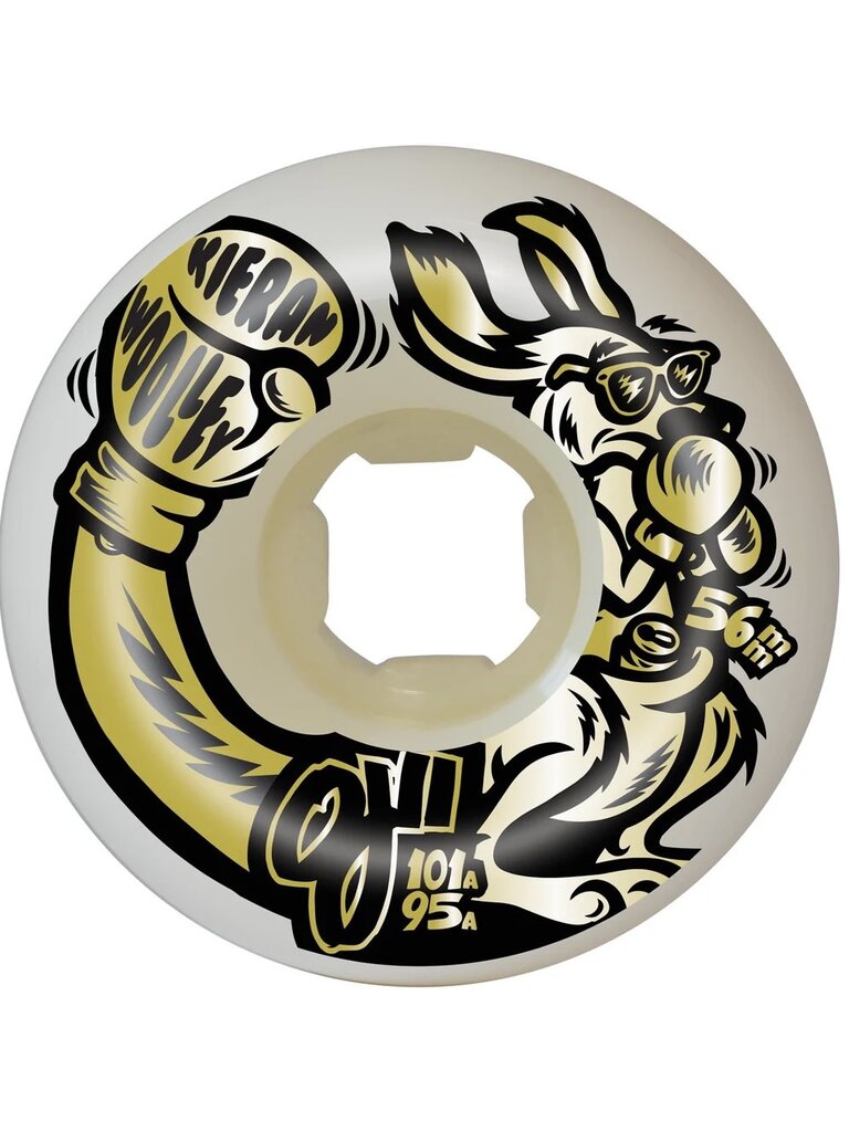 OJ OJ 56mm Kieran Woolley Roo Gold Double Duro White 101a/95a