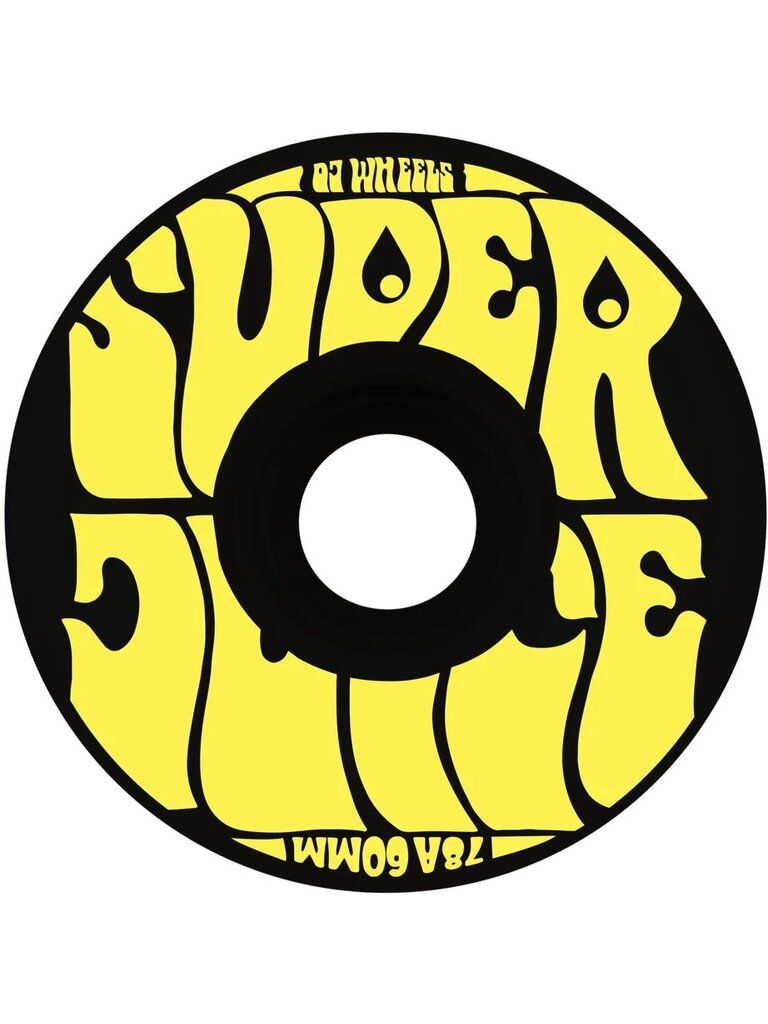 OJ OJ 60mm Super Juice Black/Yellow 78a Wheels