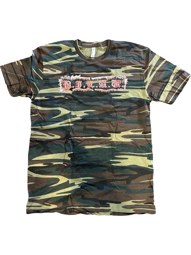 Headsplit Records P.I.L.A.U Camo Tee