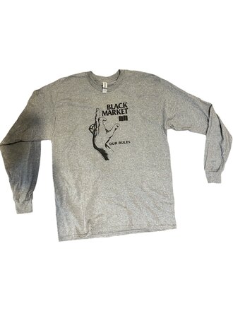 Black Market Black Market Our Rules Longsleeve Grey