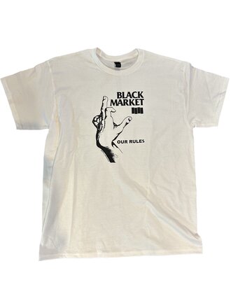 Black Market Black Market Our Rules Tee White