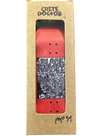 Black Market Groove Fingerboard Shop Deck Skeleton  - with Trucks & Wheels