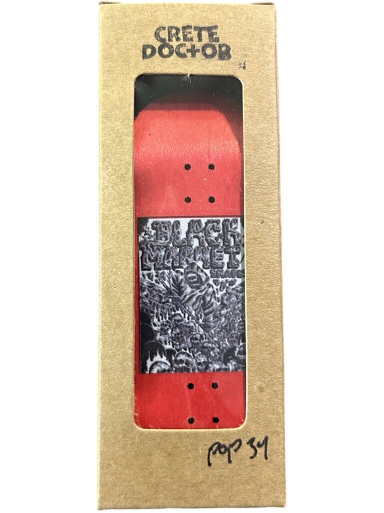 Black Market Groove Fingerboard Shop Deck Skeleton  - with Trucks & Wheels