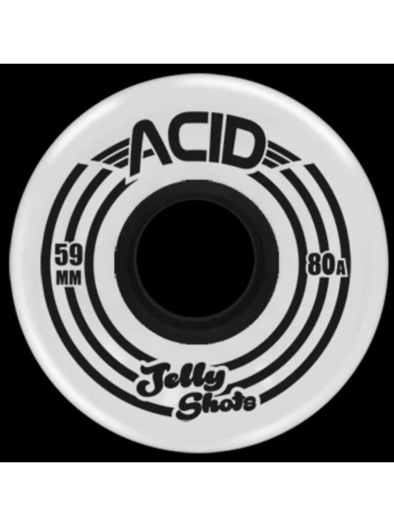 Acid Acid Jelly Shots Wheels 59mm 80A White