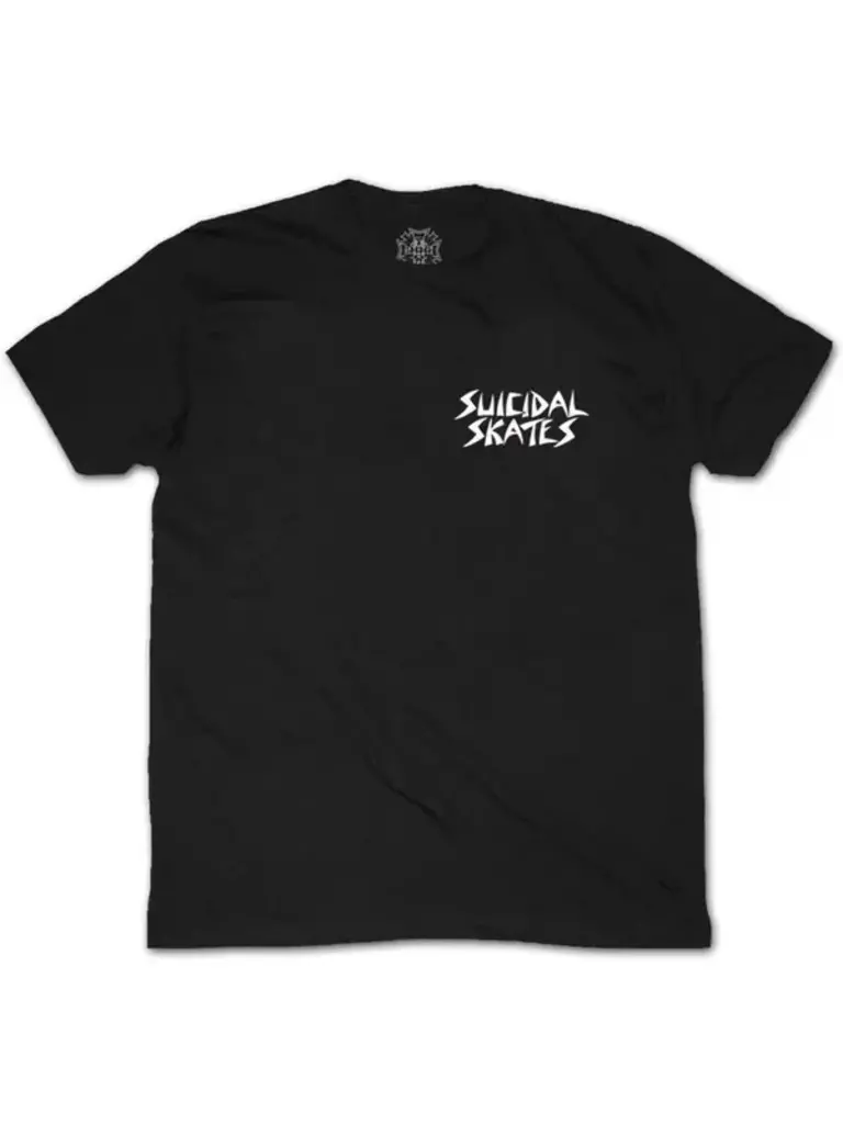 Suicidal Suicidal Skates Pool Skater 80s T-Shirt Black / White