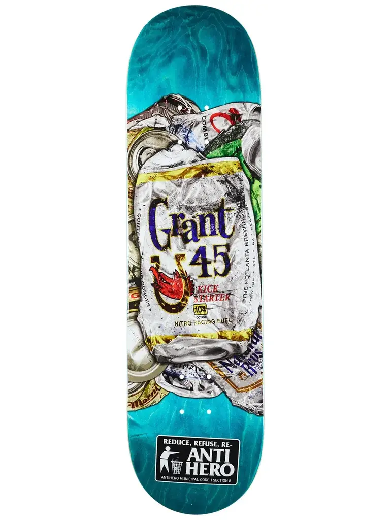 Anti Hero Anti Hero Grant Refuse 8.4” Deck Assorted Colors