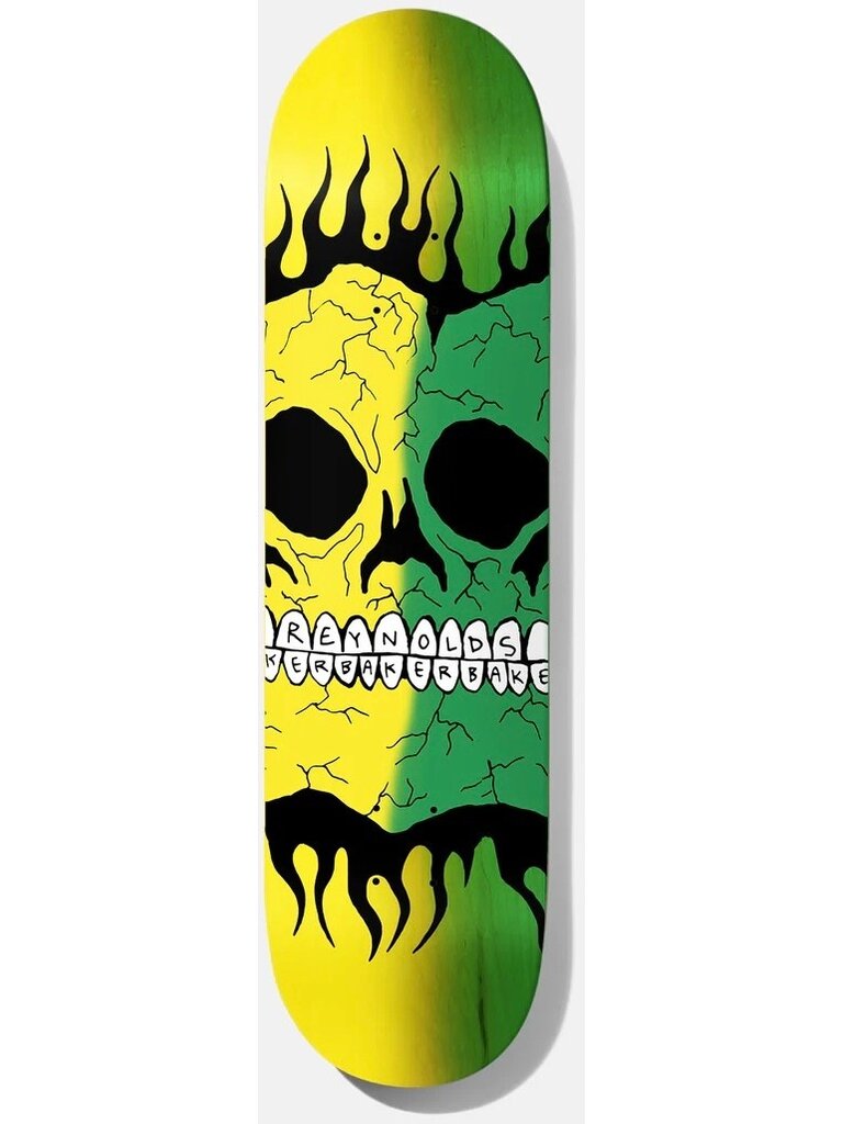 Baker Baker Reynolds Rasta Skull B2 Deck 8.38