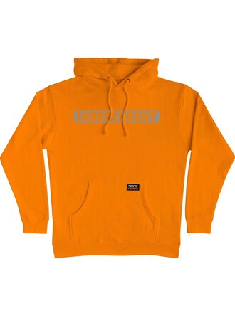 Independent Independent Bar Logo Reflective Hoodie Safety Orange