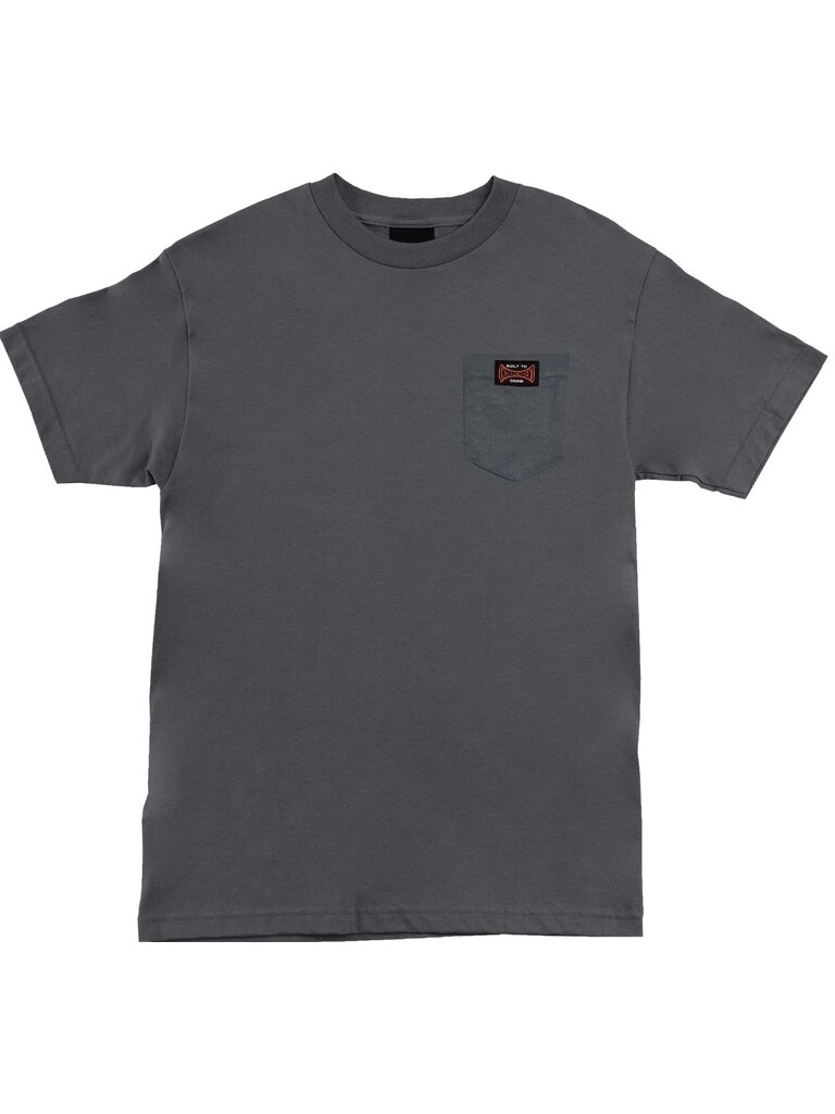 Independent Independent Built To Grind Pocket Tee Charcoal