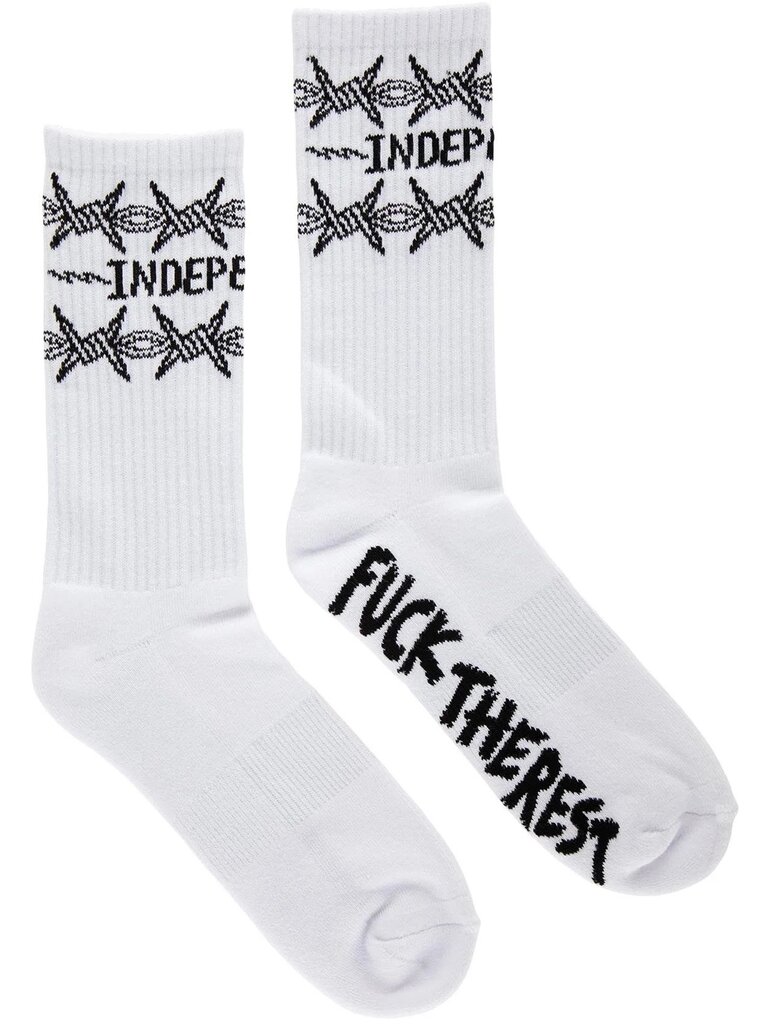 Independent Independent Bratrud Notebook Crew Socks 9-11 White
