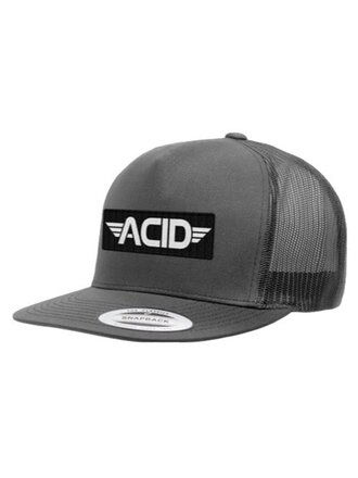 Acid Acid Hat “Bar” - Grey Trucker