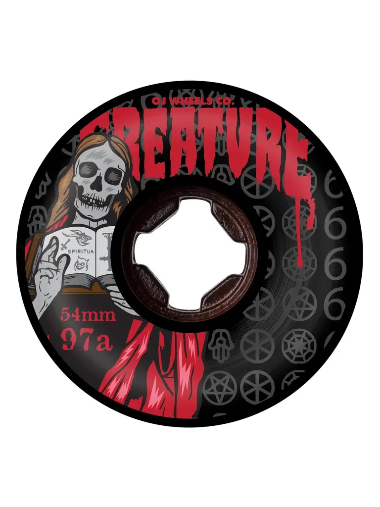 OJ 54mm The Book of OJ Bloodsuckers Black Hardline 97a OJ Wheels