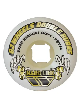 OJ 54mm Double Duro White Hardline 99a/95a OJ Wheels OJ 54mm Double Duro White Hardline 99a/95a OJ Wheels