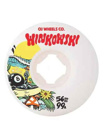 OJ 56mm Erik Winkowski Mushroom Elite White Mini Combo 99a OJ Wheels