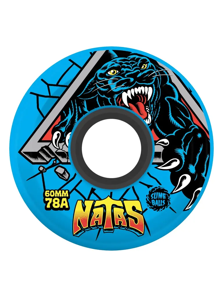 OJ 60mm Natas Reissue OG Slime Blue 78a Slime Balls Wheels