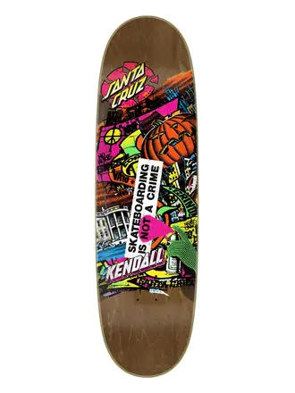 Santa Cruz Santa Cruz Kendall Street Art Collage VX 9” x 32” Egg Shape Deck