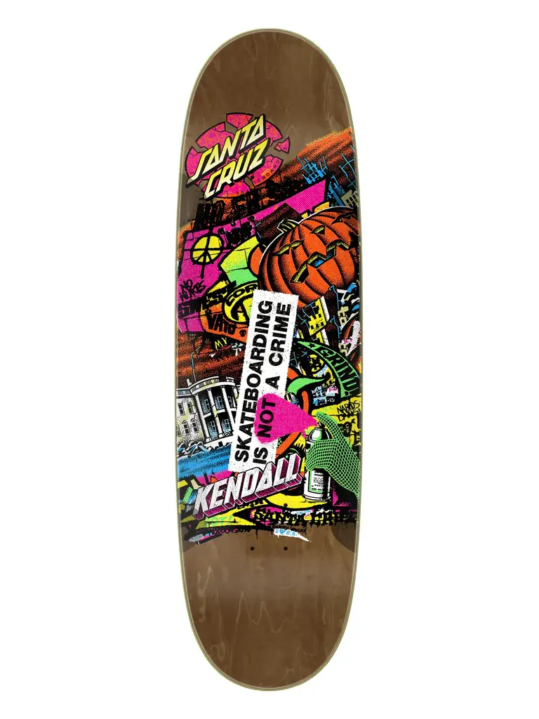 Santa Cruz Santa Cruz Kendall Street Art Collage VX 9” x 32” Egg Shape Deck