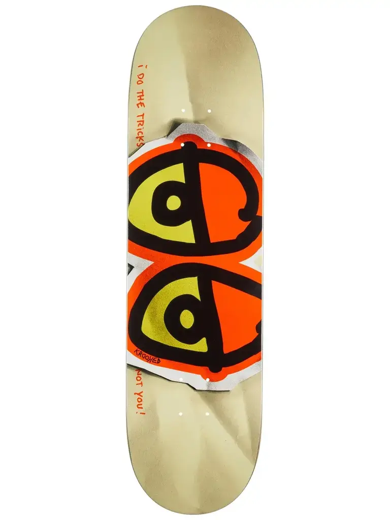 Krooked Krooked Eyes Bright Orange DBX 8.5” Deck