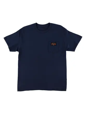 Independent Independent Built To Grind Pocket Heavyweight Navy Tee