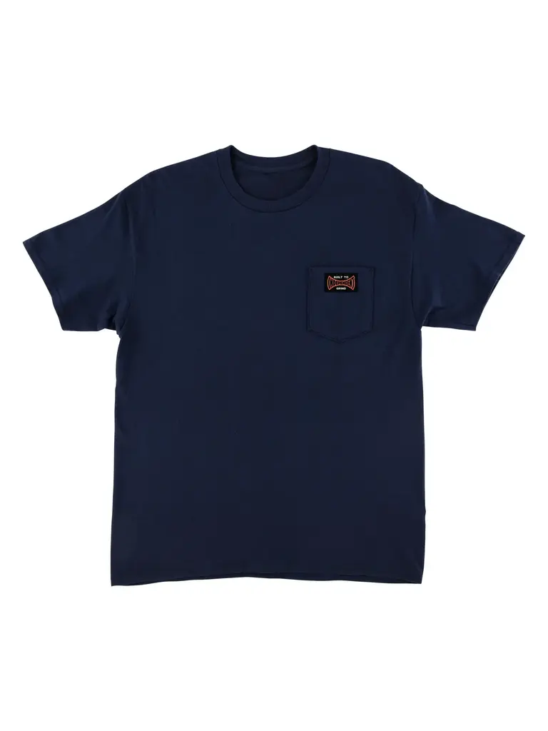 Independent Independent Built To Grind Pocket Heavyweight Navy Tee