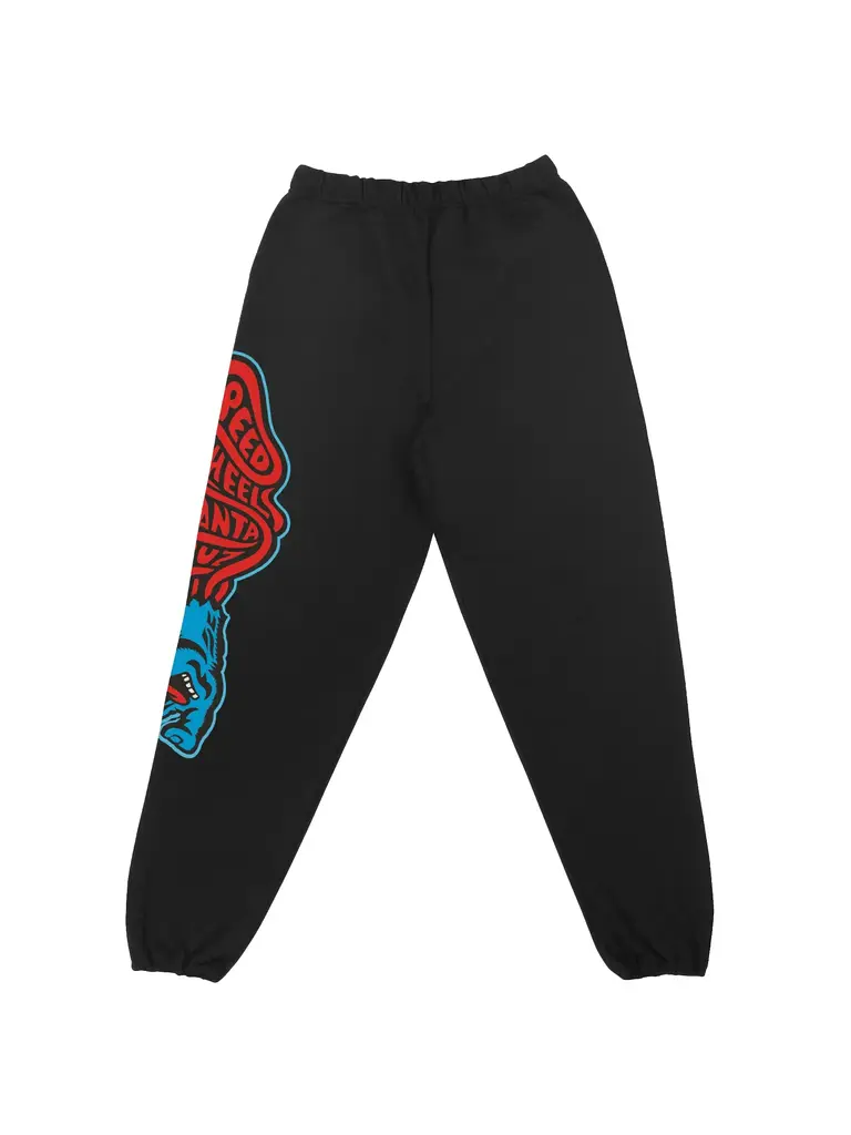 Santa Cruz Santa Cruz Speed Wheels Screaming Hand Black Sweatpants