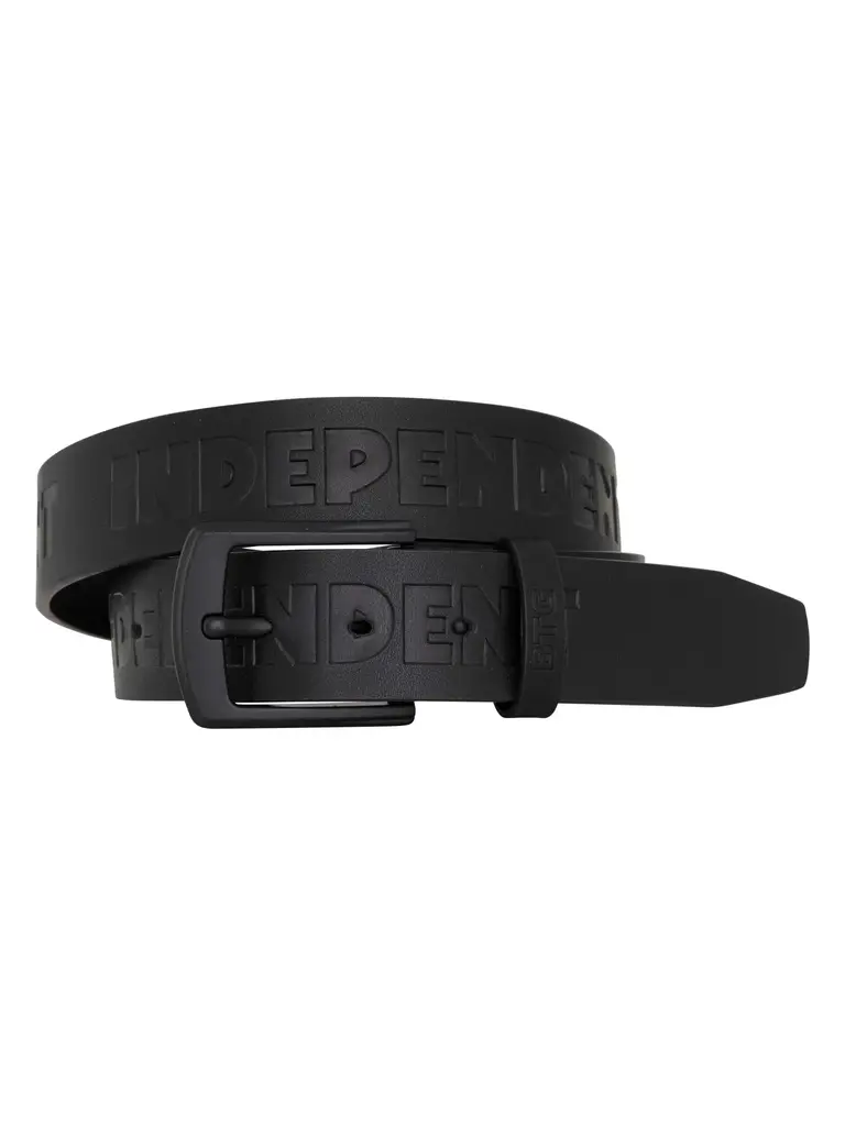 Independent Independent Bar Logo Black Unisex Belt