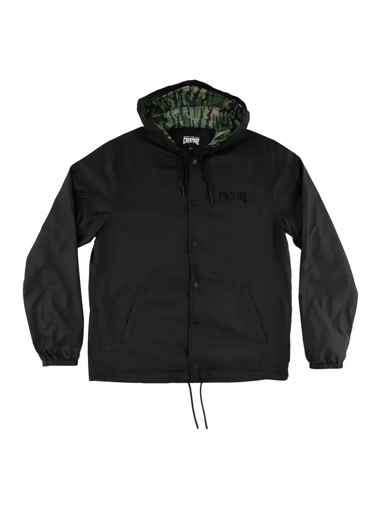 Creature Creature Coach Black CRTR Windbreaker Jacket