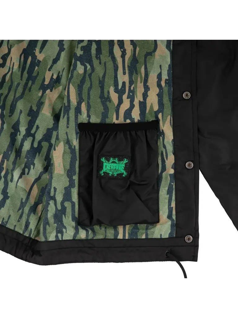 Creature Creature Coach Black CRTR Windbreaker Jacket